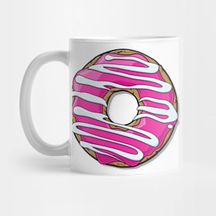 Pink Donut, Doughnut, Icing, Frosting, Glaze Mug